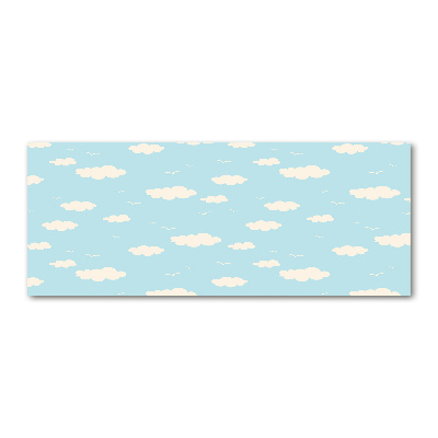 Pintura en acrílico horizontal Nubes