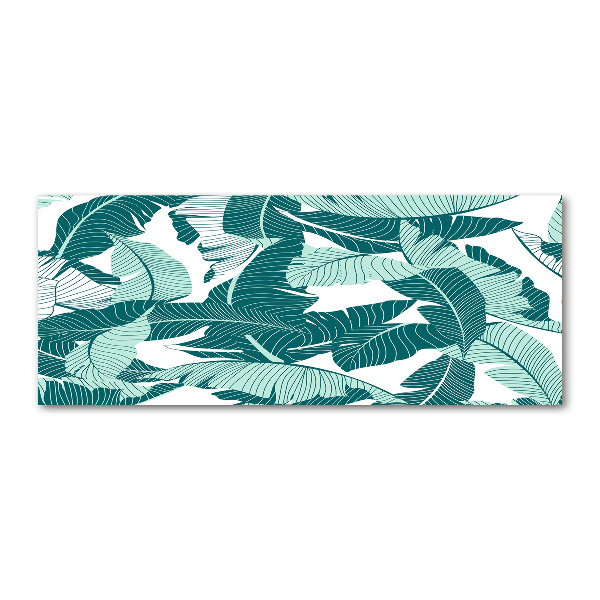 Pintura en acrílico horizontal palmeras