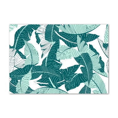 Pintura en acrílico horizontal palmeras