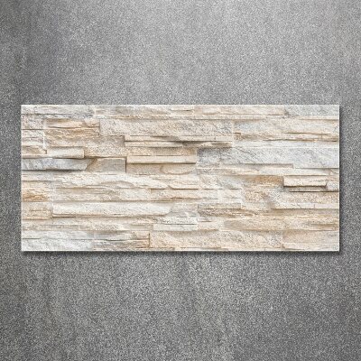 Pintura en acrílico horizontal pared de ladrillos