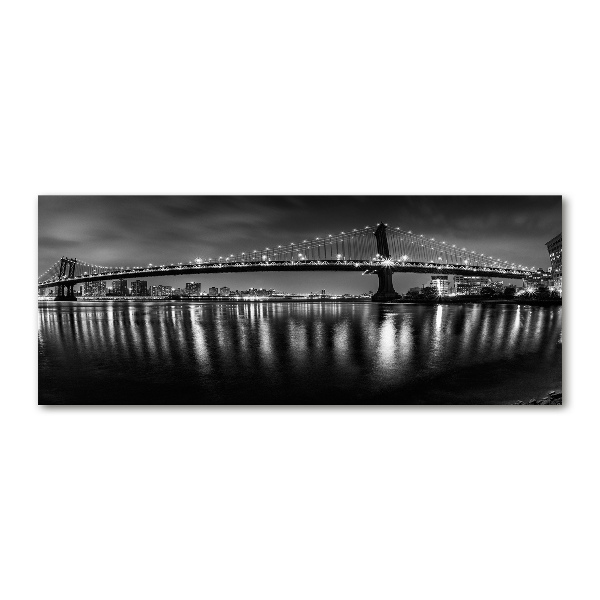 Cuadro acrílico horizontal Manhattan de noche