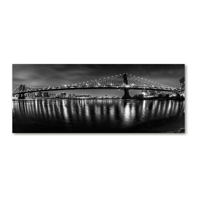 Cuadro acrílico horizontal Manhattan de noche