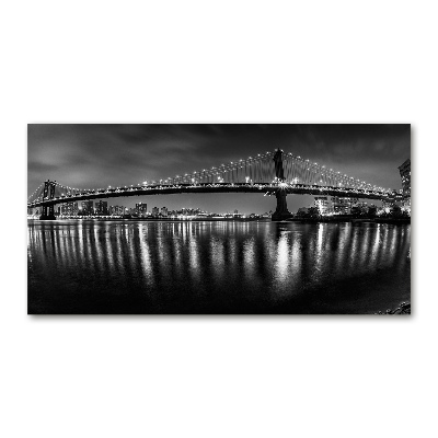 Cuadro acrílico horizontal Manhattan de noche