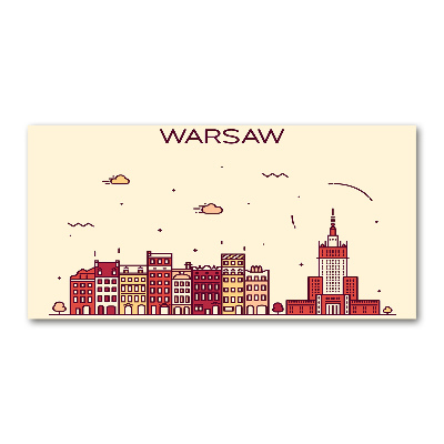 Pintura en acrílico horizontal Varsovia Polonia