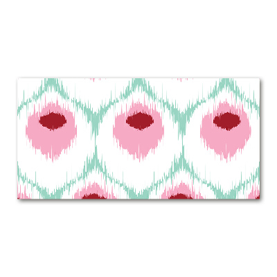 Foto en metacrilato horizontal Patrón de pavo real