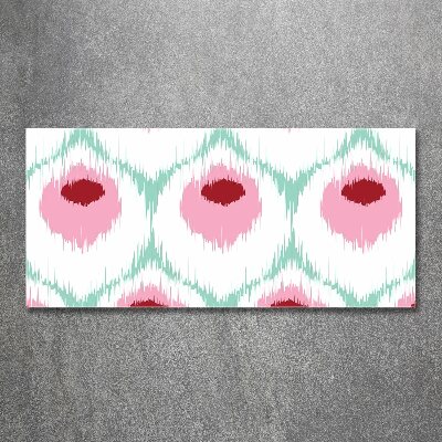 Foto en metacrilato horizontal Patrón de pavo real