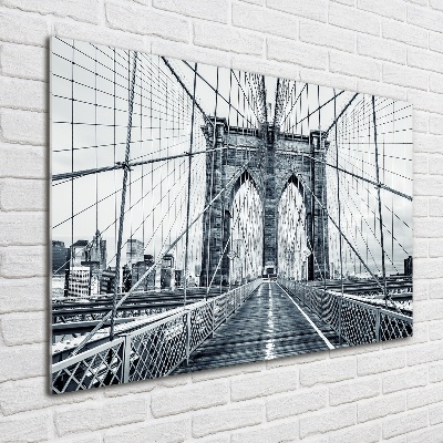 Cuadro metacrilato horizontal Puente de Brooklyn