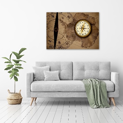 Fotoobraz na ścianę szkło akrylowe Kompas