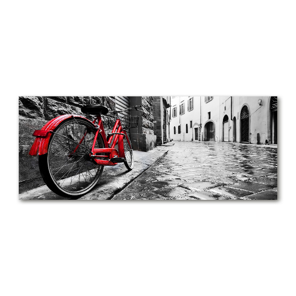 Cuadro metacrilato horizontal Bicicleta roja