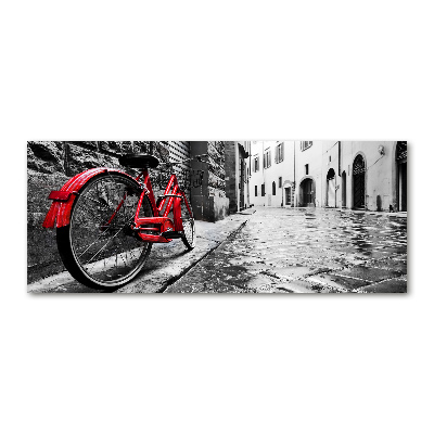 Cuadro metacrilato horizontal Bicicleta roja