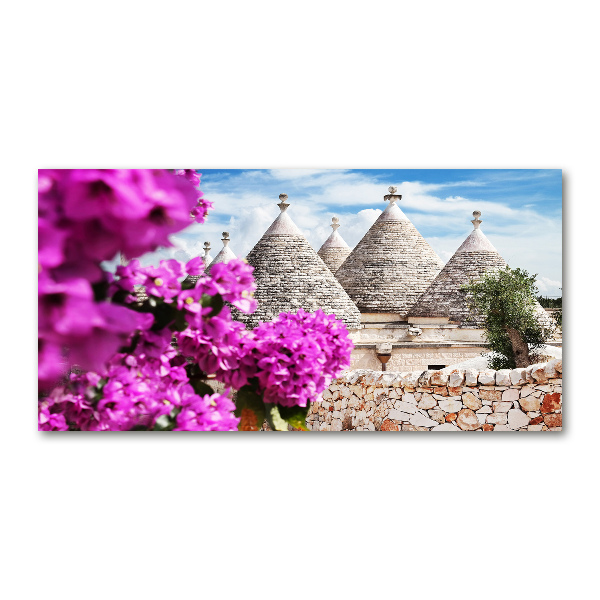 Foto en metacrilato horizontal Casas trulli