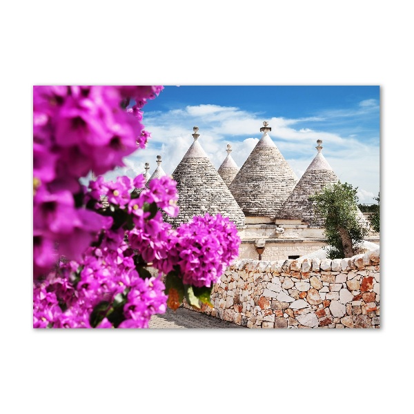 Foto en metacrilato horizontal Casas trulli