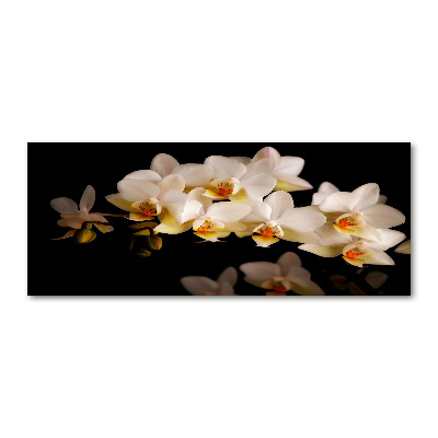 Pintura en acrílico horizontal Orquídea