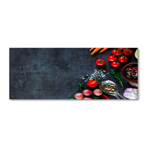 Cuadro acrílico horizontal Ingredientes