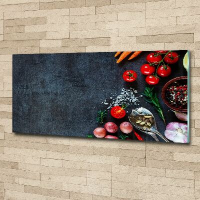 Cuadro acrílico horizontal Ingredientes