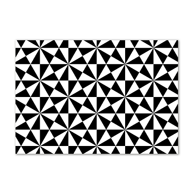 Cuadro acrílico horizontal Fondo geométrico