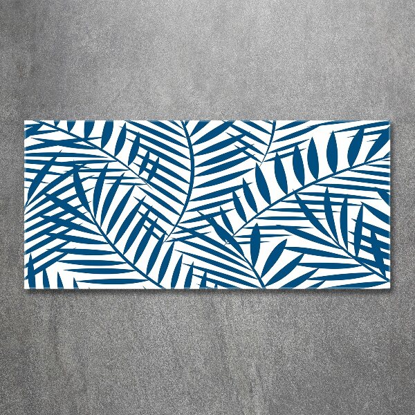 Cuadro metacrilato horizontal hojas de palma