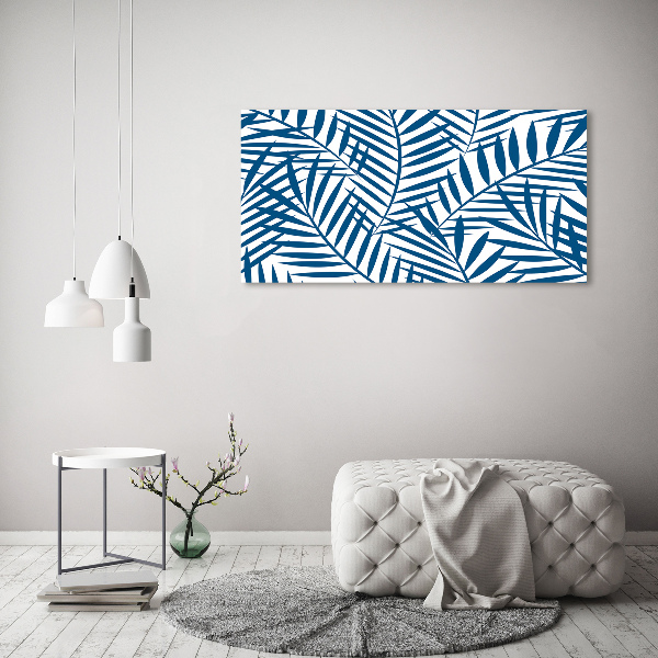 Cuadro metacrilato horizontal hojas de palma