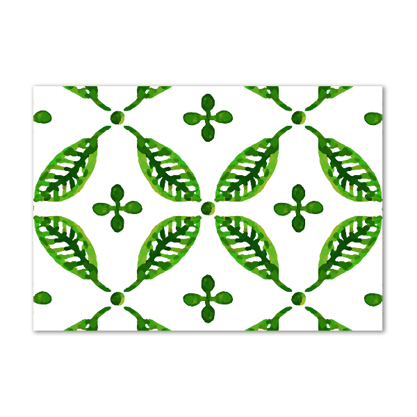 Foto en metacrilato horizontal hojas verdes