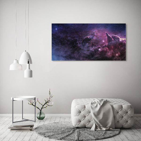 Pintura en acrílico horizontal Nebulosa
