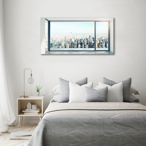 Cuadro acrílico horizontal Vista de la ciudad