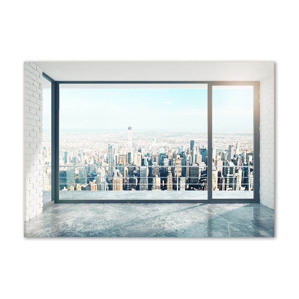 Cuadro acrílico horizontal Vista de la ciudad