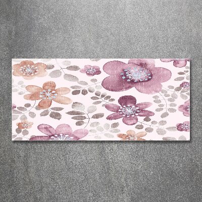 Foto en metacrilato horizontal Patrón floral