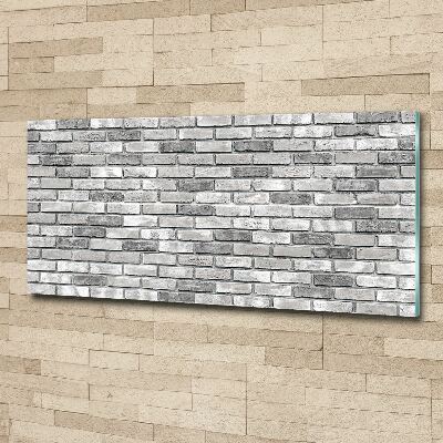Cuadro metacrilato horizontal pared de ladrillos