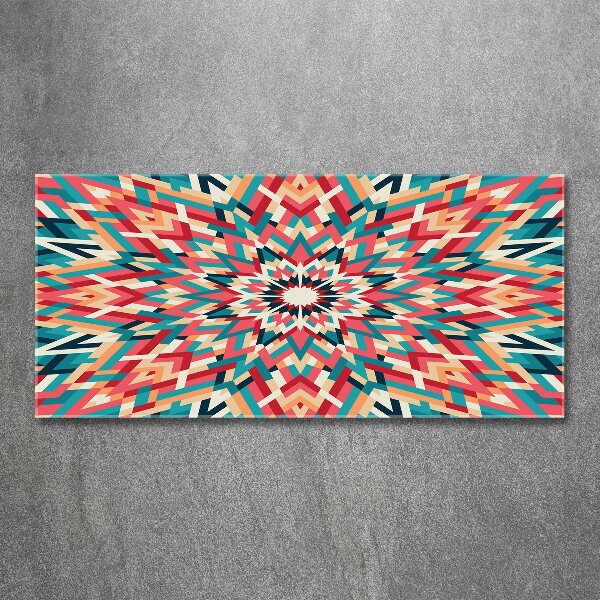 Pintura en acrílico horizontal Caleidoscopio
