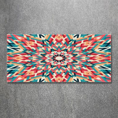 Pintura en acrílico horizontal Caleidoscopio