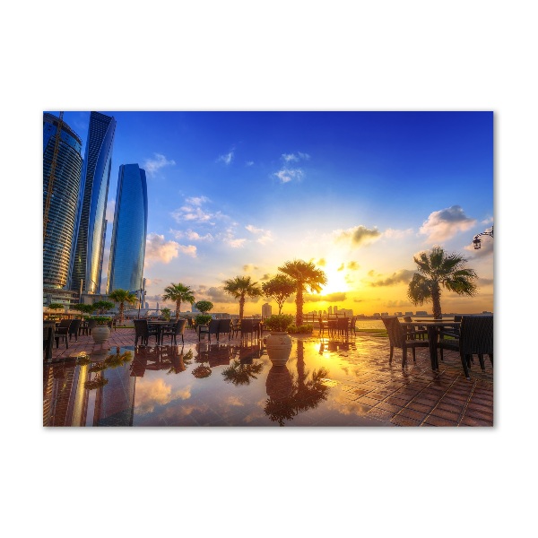 Pintura en acrílico horizontal Abu Dabi Este