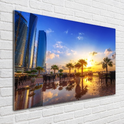 Pintura en acrílico horizontal Abu Dabi Este