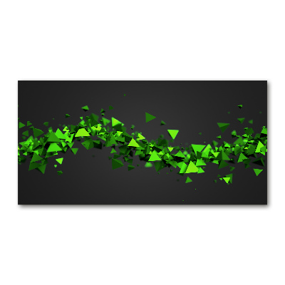 Cuadro acrílico horizontal Onda geométrica