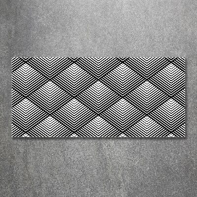 Cuadro acrílico horizontal Fondo geométrico