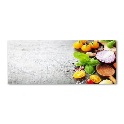 Cuadro metacrilato horizontal Verduras