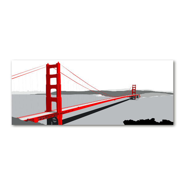 Pintura en acrílico horizontal Puente de San Francisco