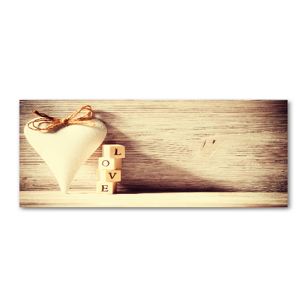 Fotoobraz na ścianę szkło akrylowe Miłość