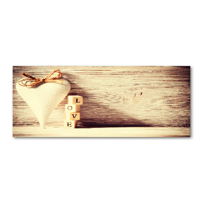 Fotoobraz na ścianę szkło akrylowe Miłość