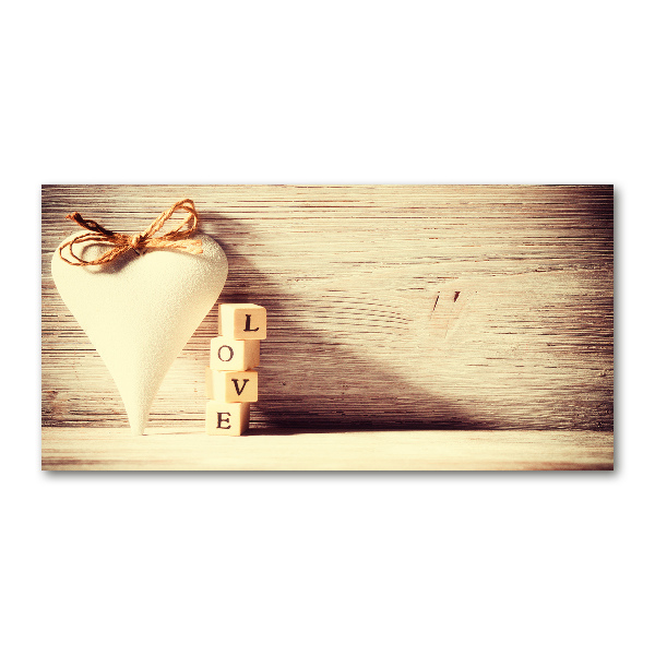 Cuadro metacrilato horizontal Amar