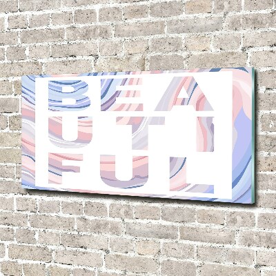 Cuadro acrílico horizontal Hermoso