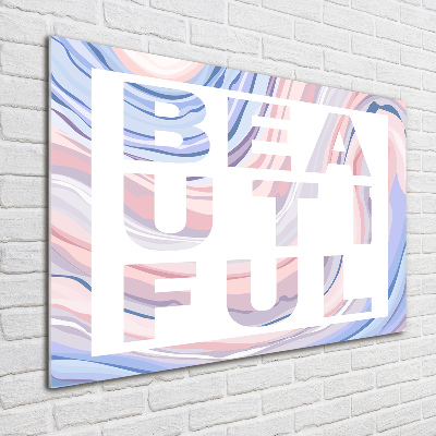 Cuadro acrílico horizontal Hermoso