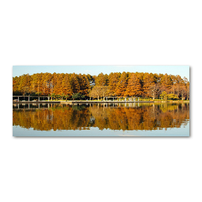 Cuadro acrílico horizontal Bosque junto al lago