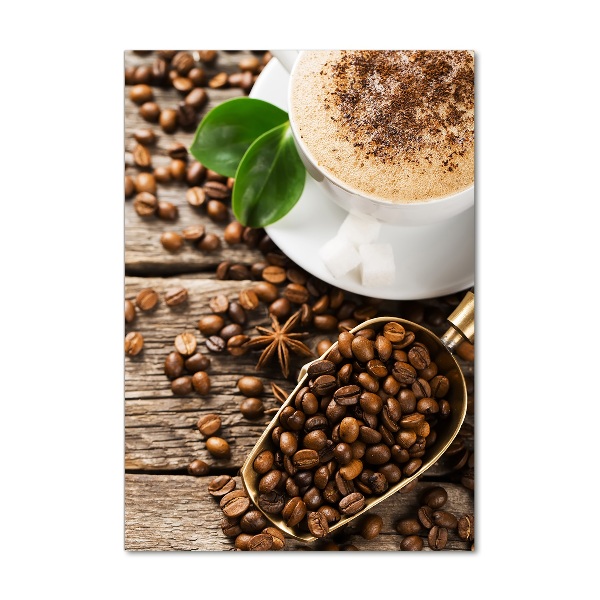 Impresión en metacrilato de alta calidad vertical Café