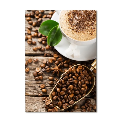 Impresión en metacrilato de alta calidad vertical Café