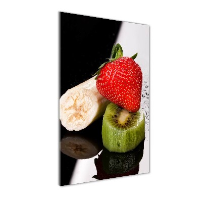 Cuadro decorativo en acrílico brillante vertical Fruta