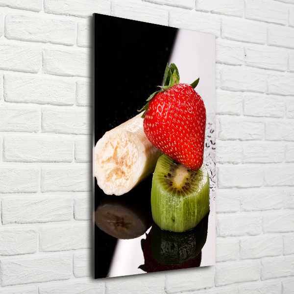 Cuadro decorativo en acrílico brillante vertical Fruta