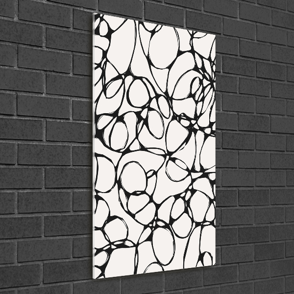 Cuadro de metacrilato vertical Círculos caóticos