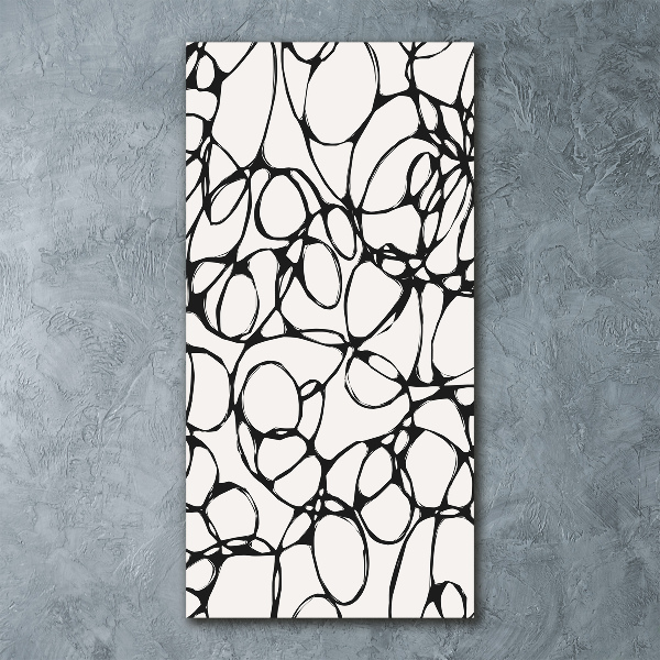 Cuadro de metacrilato vertical Círculos caóticos