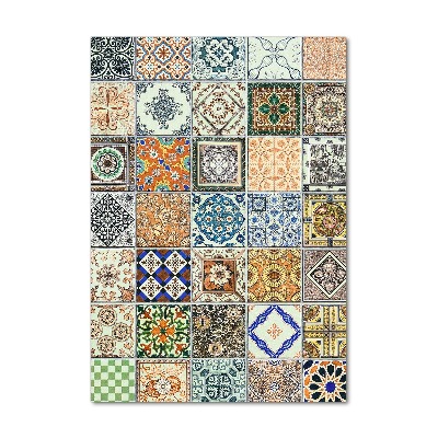 Cuadro decorativo en acrílico brillante vertical Azulejos de cerámica