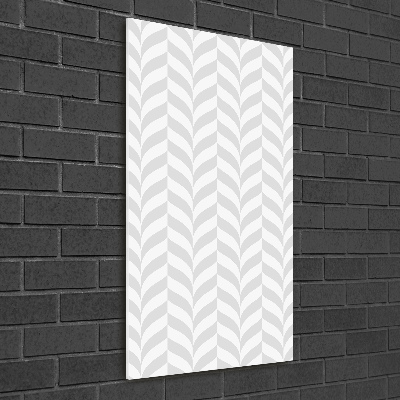 Cuadro de metacrilato moderno efecto cristal vertical Fondo geométrico